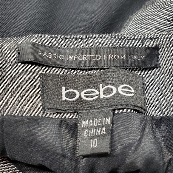 Bebe Suit Gray and Black Skirt - Picture 2 of 6